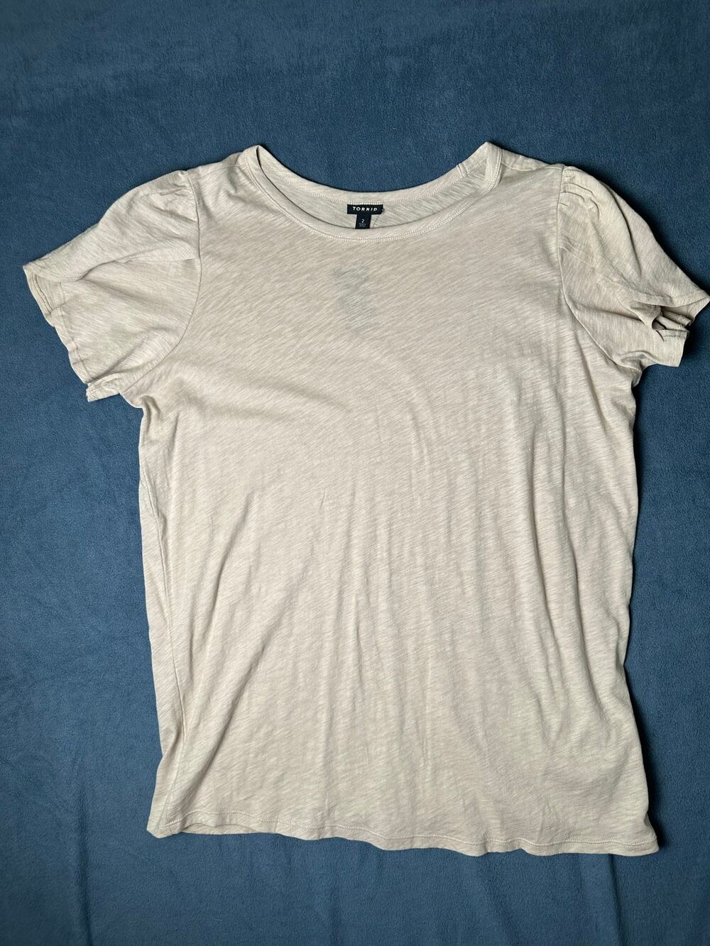 Torrid Beige T-shirt 2X
